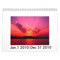 Sunset, Jan.1 2010-Dec 31 2010 calendars