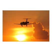 Sunset Jet posters by shopgecko Sunset Jet posters