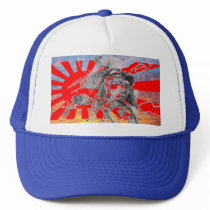 Sunset Kamikaze Pilot Divine Wind Baseball Hat
