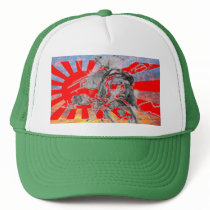 Sunset Kamikaze Pilot Divine Wind Hat Customized
