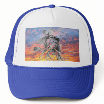 Sunset Kamikaze Pilot Divine Wind Hat Customized by MistaSCARY Sunset Kamikaze Pilot Divine Wind Hat Customized