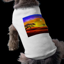 Sunset Landscape Scenery - Multi pet clothing
