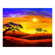 Sunset Landscape Scenery - Multi posters