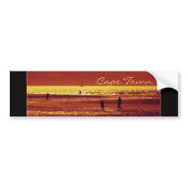 Sunset landscapes bumperstickers - Cape Town by Rowood Sunset landscapes bumperstickers - Cape Town