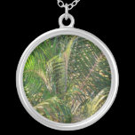 Sunset Lit Palm Fronds Necklace