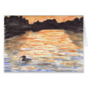 Sunset Loon by Wendy C. Allen cards by eelkat Sunset Loon by Wendy C. Allen cards