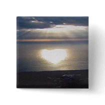 Sunset Love Button by catwoman62 Sunset Love Button