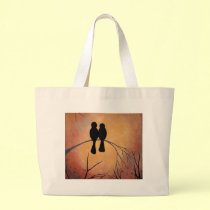Sunset Lovebirds bags