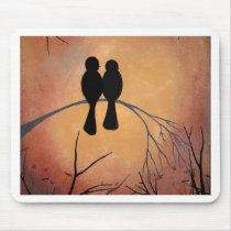 Sunset Lovebirds mousepads