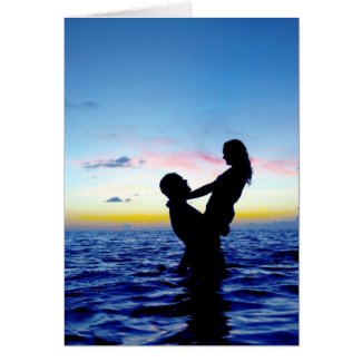 Sunset Lovers card