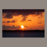 Sunset Low Clouds Poster posters