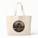 Sunset(Monet) - Black Arabian Horse bags by heartsonggallery Sunset(Monet) - Black Arabian Horse bags