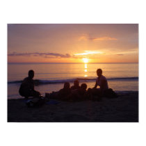Sunset Mt Irvine Tobago posters