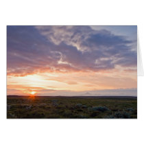 Sunset near Golden waterfall cards