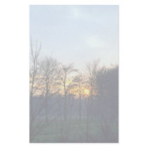 Sunset near the town of Boechout, Antwerp, Belgium Stationery Paper