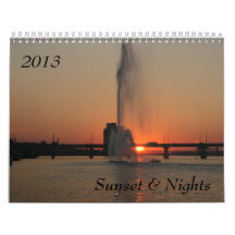 Sunset & Nights, 2013 Calendars
