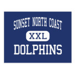Sunset North Coast - Dolphins - High - Encinitas Postcards