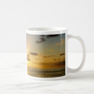 Sunset North of Bermuda Classic White Coffee Mug