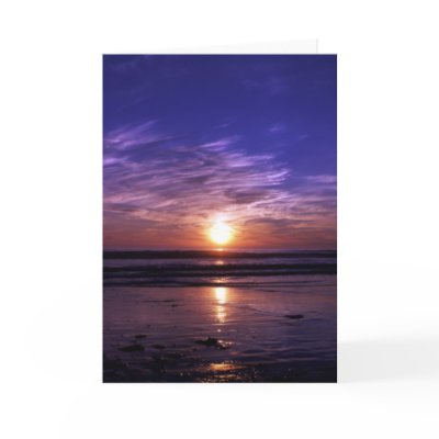 Sunset note card by gbcimages3