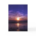 Sunset note card