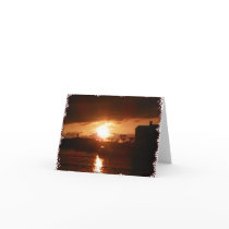 Sunset  Note Card