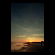 Sunset ~ Oak Island, NC posters