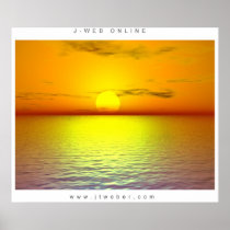 Sunset of the Sea Print
