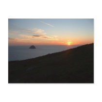 Sunset off the Blasket Islands postcards by lorcanocuinneagain Sunset off the Blasket Islands postcards