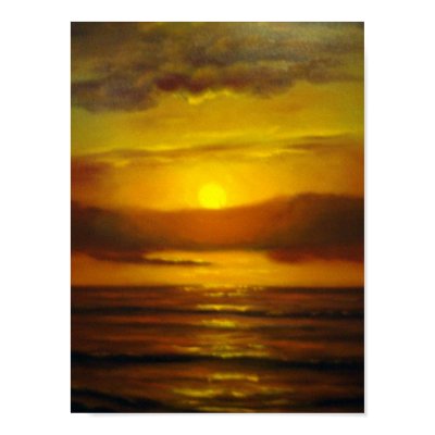 Sunset Oil Painting Posters by jkelly5913