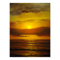 Sunset Oil Painting posters
