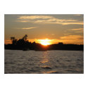 Sunset on Black Lake posters
