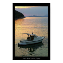 Sunset on Cavtat Bay posters