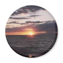 sunset on gitchee gumee magnets by kathiscc sunset on gitchee gumee magnets