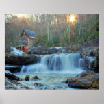 Sunset on Glade Creek posters