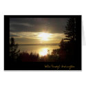 Sunset on Hales Passage cards