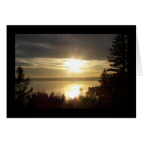 Sunset on Hales Passage cards by PointofviewbyLou Sunset on Hales Passage cards