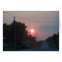 Sunset On Helmet Road Cards