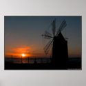 Sunset on Levanzo (Trapani) - Italy posters