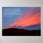 Sunset on Stinson Mountain Poster