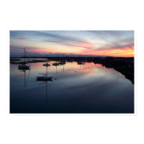 Sunset on the Bass River posters