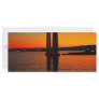 Sunset on the Bay Full Color Rack Card