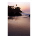 Sunset on the beach at The Gambia posters