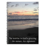 Sunset on the Beach Notebook