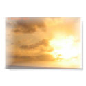 Sunset on the beach posters