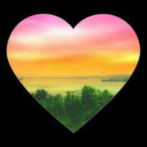 Sunset on the Bodensee stickers