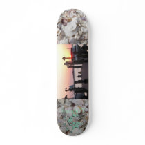 Sunset On The Docks skateboards