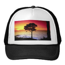 Sunset on the famous Monterey Peninsula, Monterey, hats