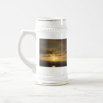 Sunset on the french coast of atlantic ocean mug