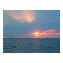 Sunset on the Gulf of Mexico Post Card