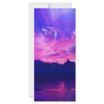 Sunset on the Horizon Rack Card Design